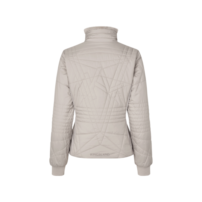 Kingsland - Women's Long-Sleeve Riding Puffer Jacket KLAlba Beige Dove