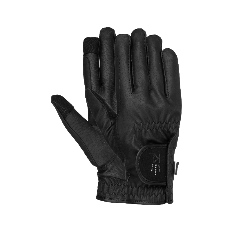 Kingsland - Gants d'équitation femme KLVanio hiver noir