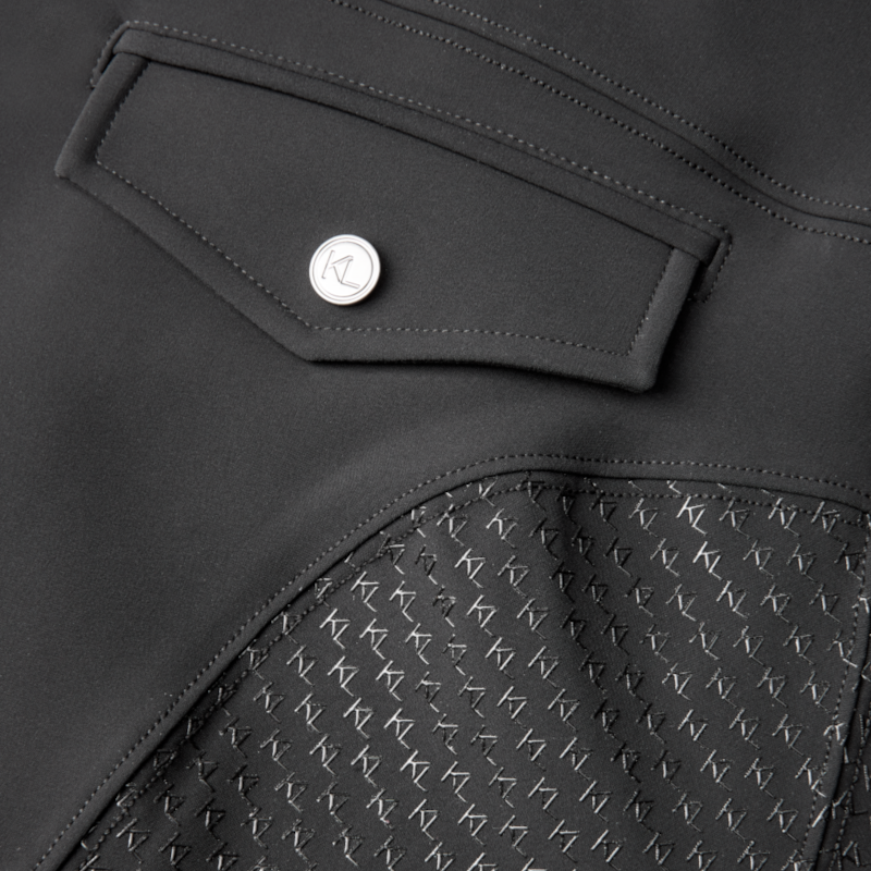 Kingsland – KLKent Men's Full Grip Riding Breeches Black