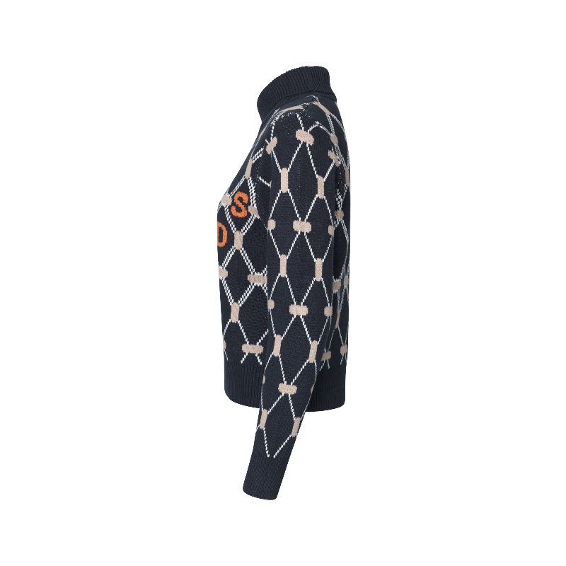 Kingsland - Pull-over manches longues femme tricot KLVy marine