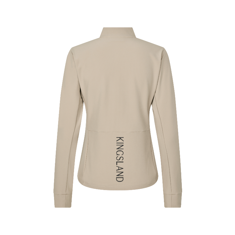 Kingsland - Women's long sleeve fleece pull KLNessa beige cobblestone 
