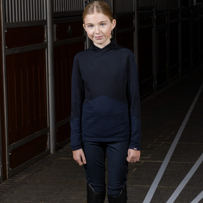 Kingsland - T-shirt manches longues technique junior KLVera marine