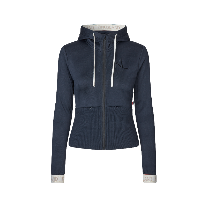 Kingsland - Women's long sleeve fleece jacket KLNena navy 