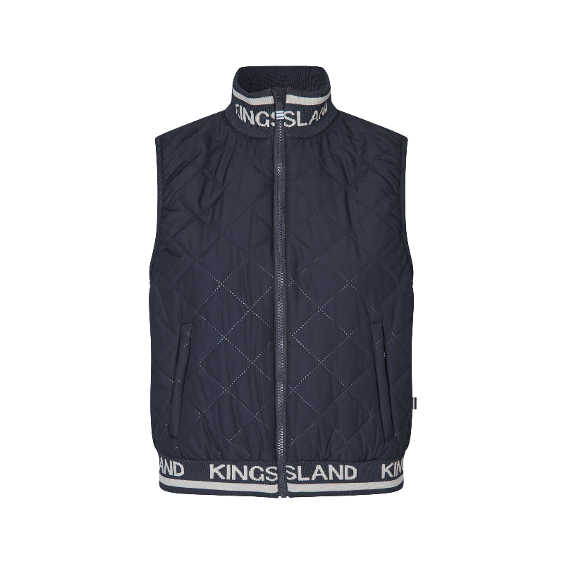 Kingsland - Women's padded sleeveless jacket KLNoelle navy 