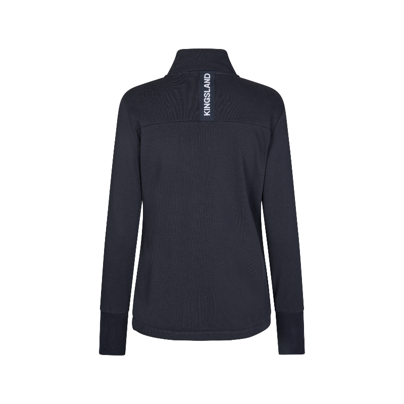 Kingsland - Sweat manches longues demi-zip femme KLHusna marine | - Ohlala