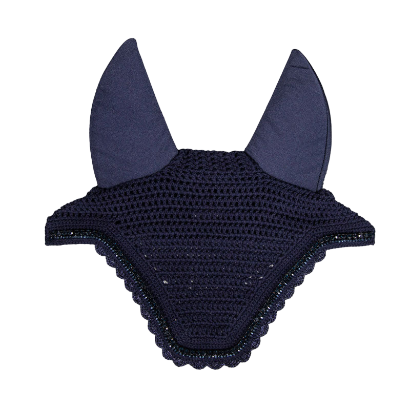 Kentucky Horsewear - Bonnet anti-bruit Wellington Stone & Pearl marine | - Ohlala