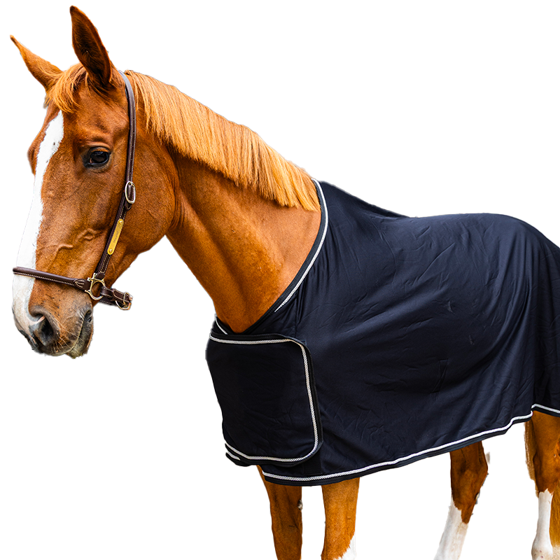 Kentucky Horsewear - Couverture polaire de présentation Prize Giving Cooler marine | - Ohlala