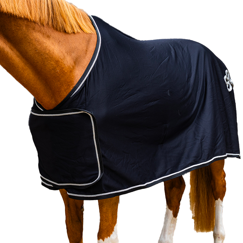 Kentucky Horsewear - Couverture polaire de présentation Prize Giving Cooler marine | - Ohlala