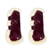 Kentucky Horsewear - Guêtres ouvertes mouton vegan Bamboo Elastic bordeaux x2 | - Ohlala