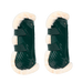 Kentucky Horsewear - Guêtres ouvertes mouton vegan Bamboo Elastic vert foncé x2 | - Ohlala