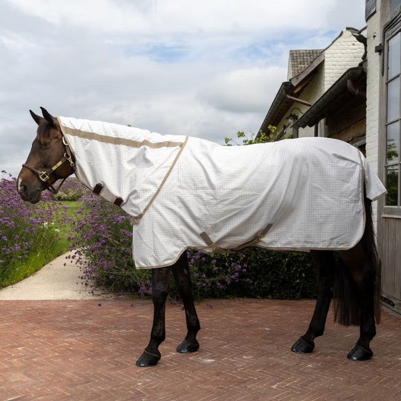 Kentucky Horsewear - Derka przeciw owadom Sweet Itch Fly Comfort biała | - Ohlala