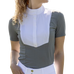 Kentucky Horsewear - Polo manches courtes femme Heritage Air gris | - Ohlala