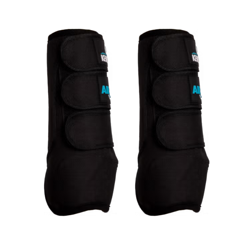 Kentucky Horsewear - Guêtres de cross antérieurs 3D Air Flow noir | - Ohlala