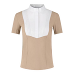 Kentucky Horsewear - Polo manches courtes femme Heritage Air beige | - Ohlala