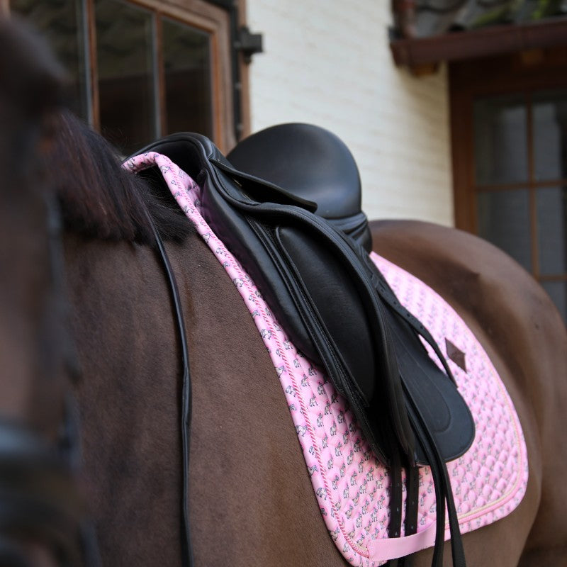 Kentucky Horsewear - Tapis de dressage Collection Sammy vieux rose