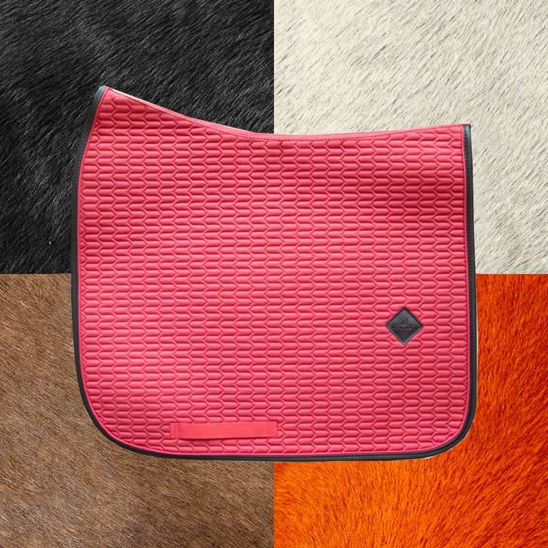 Kentucky Horsewear - Tapis de dressage Color Edition Cuir corail | - Ohlala