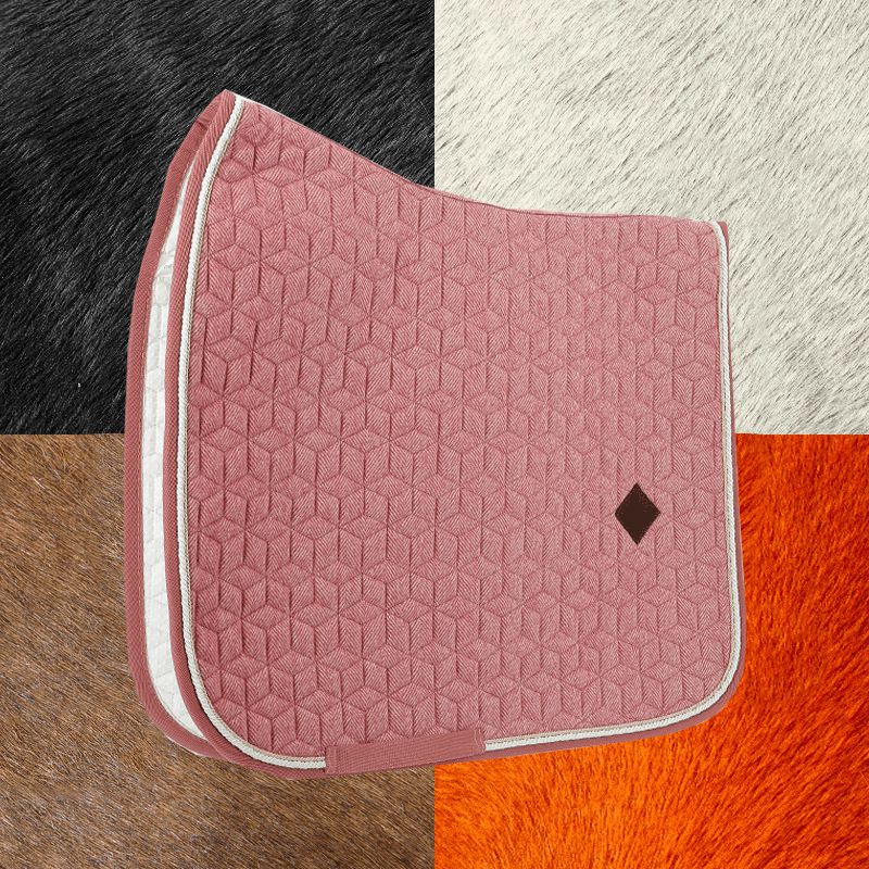 Kentucky Horsewear - Tapis de dressage Laine rose | - Ohlala