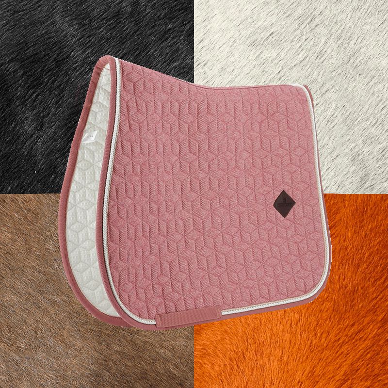 Kentucky Horsewear - Tapis de selle Laine rose | - Ohlala