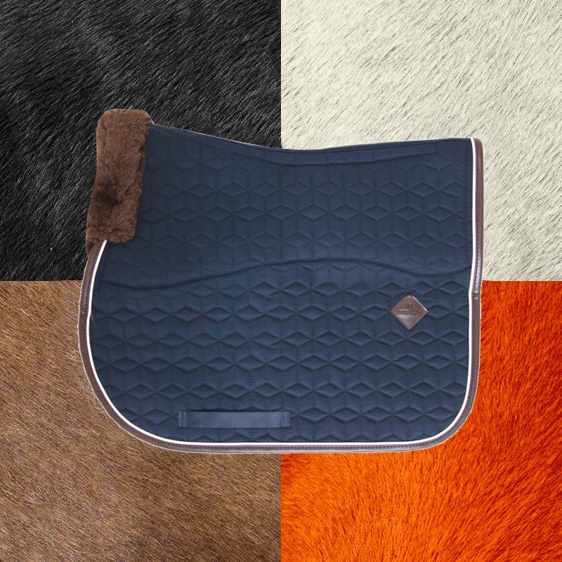 Kentucky Horsewear - Tapis de selle Skin Friendly marine | - Ohlala