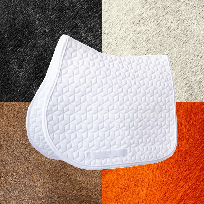 Kentucky Horsewear - Tapis de selle basique blanc | - Ohlala