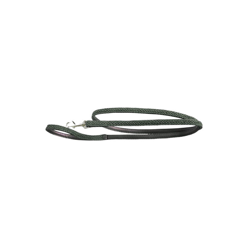 Kentucky Horsewear - Longe nylon tressé vert olive 2 m | - Ohlala