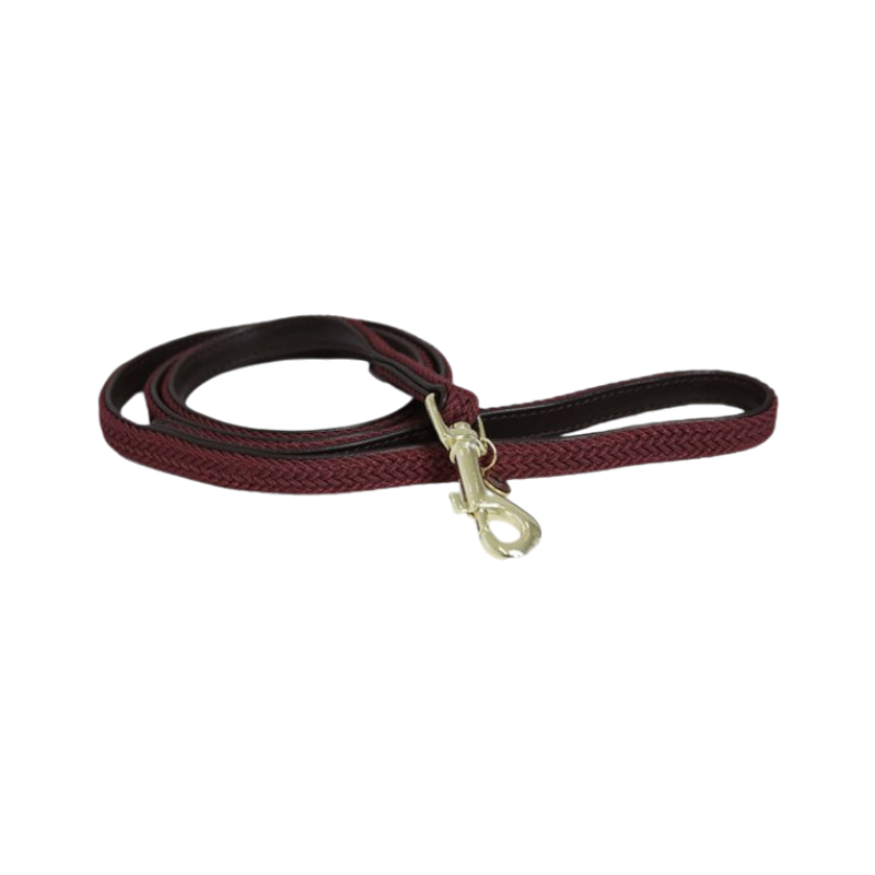 Kentucky Dogwear - Leave in braided nylon plated nylon 200 cm burgundy