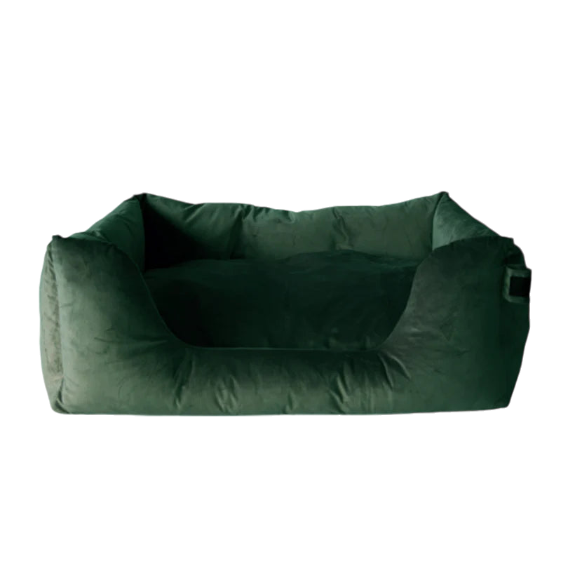 Kentucky Dogwear - Fir Green Velvet Dog Bed