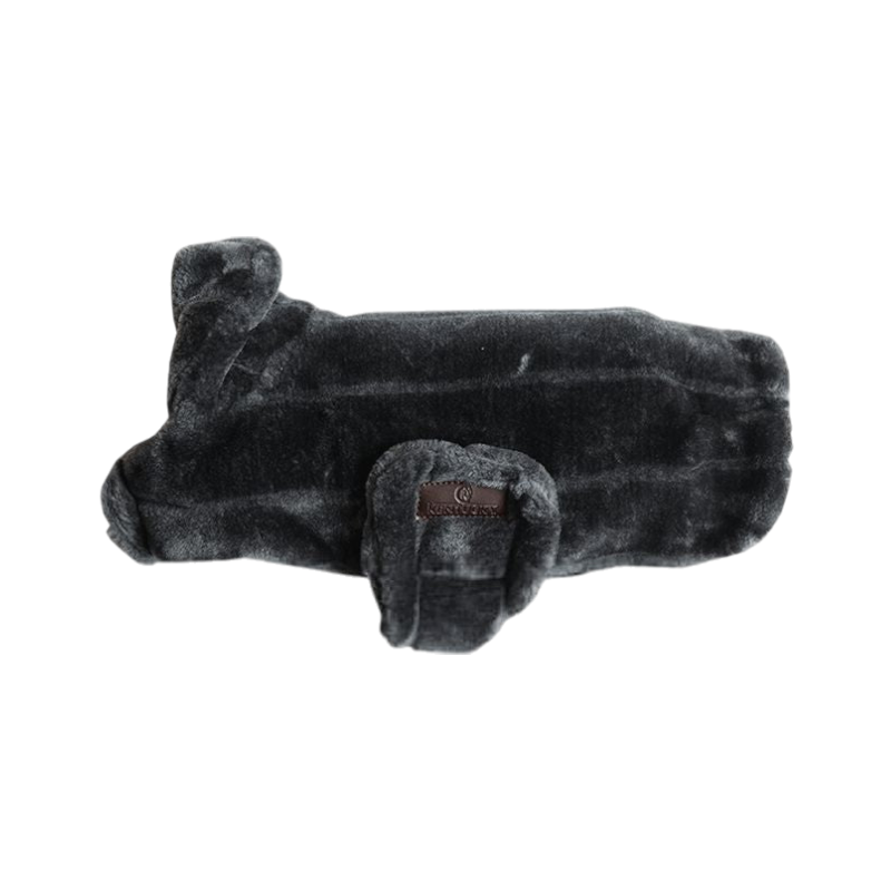 Kentucky Dogwear - Coat for faux fur gray dogs 0g