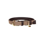 Kentucky Dogwear - Gevlochten nylon hondenhalsband beige | - Ohlala