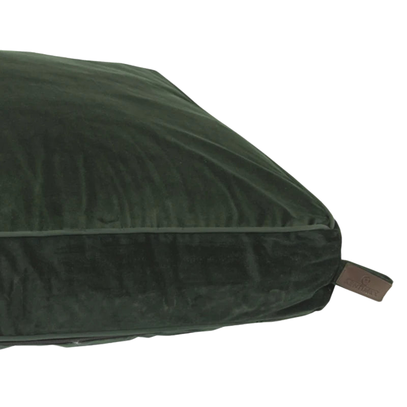 Kentucky Dogwear - Velvet dog pillow, pine green