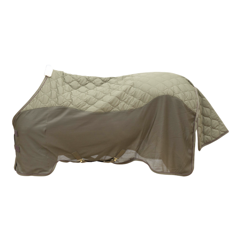 Kentucky Horsewear - Couverture polaire Transport Combo Cooler Fleece vert sapin