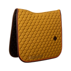 Kentucky Horsewear - Onion Quilt Leather Neon Dressage Pad Khaki | - Ohlala