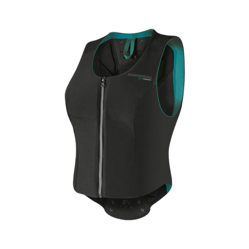 Komperdell - Flex fit women's back protector black/pigeon blue