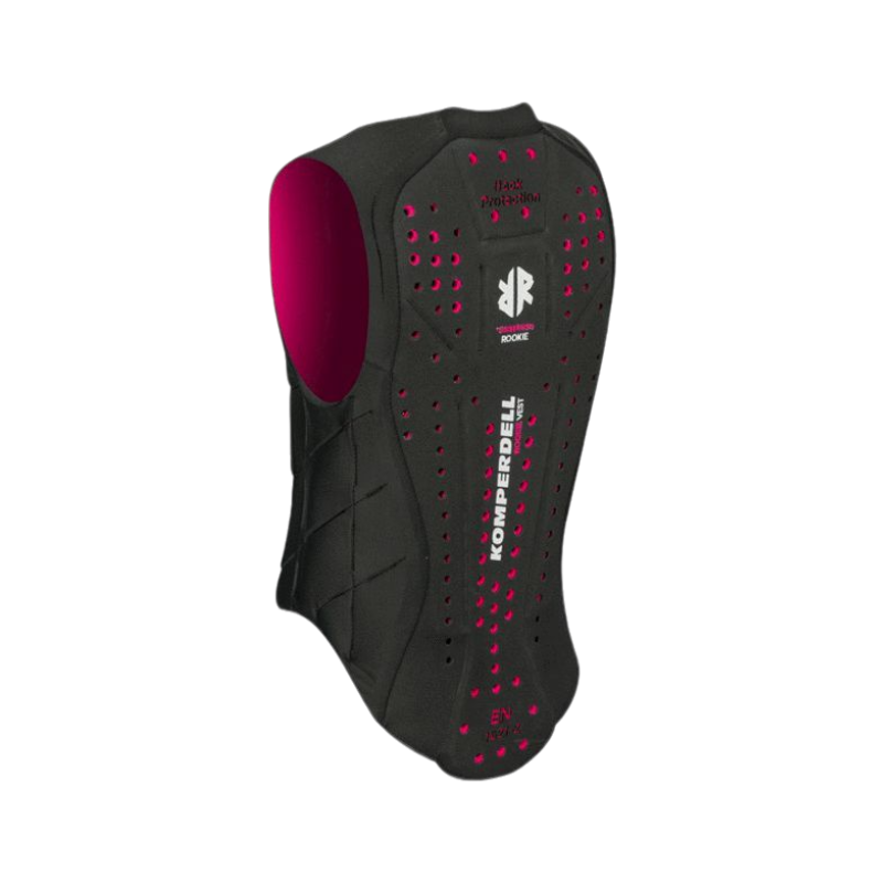 Komperdell - Junior black/Fuchsia back protector