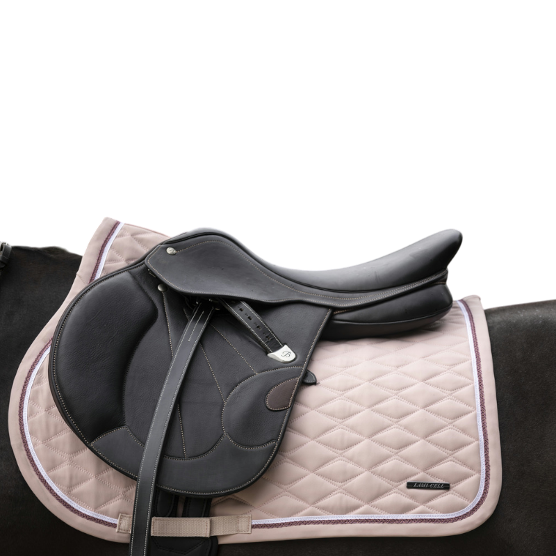 Lami-cell - saddle pad Midnight old pink 