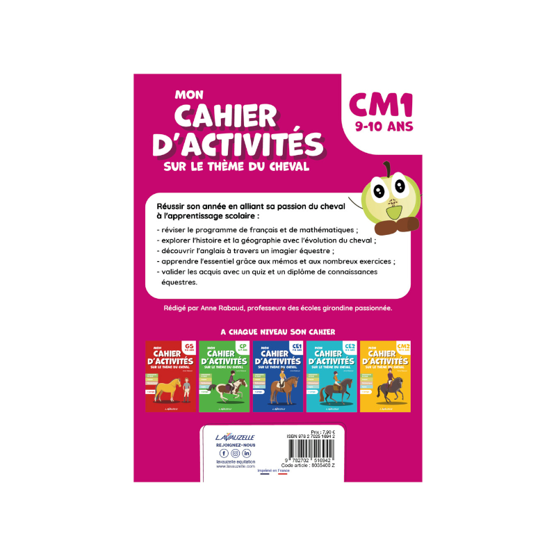 Lavauzelle - Cahier d'activités sur le thème du cheval niveau CM1