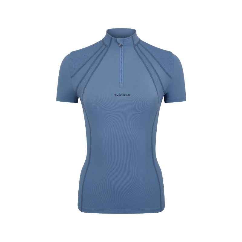 Lemieux - Baselayer manches courtes femme Mia Mesh ice blue