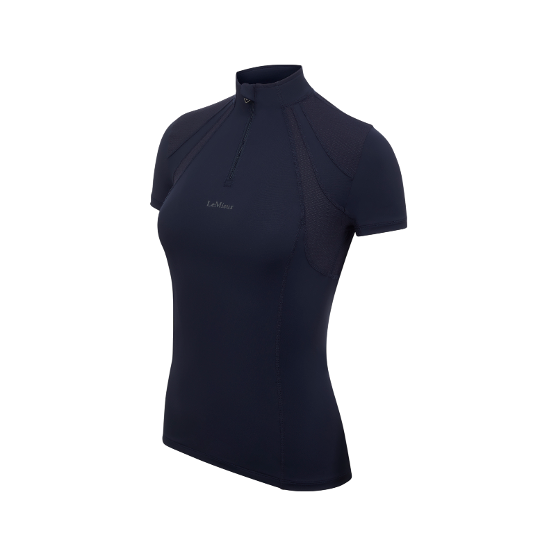 Lemieux - Baselayer manches courtes femme Mia Mesh marine