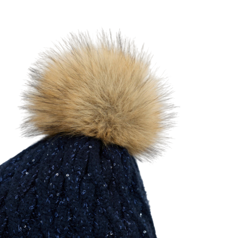 LeMieux – Damenmütze Bernie mit Pailletten in Marineblau