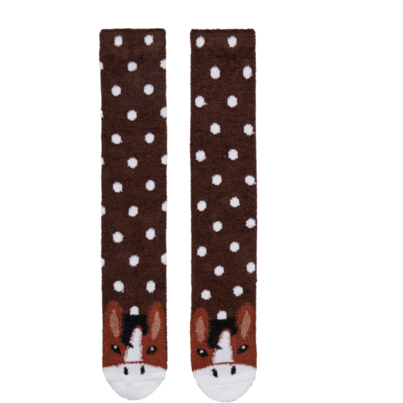 LeMieux - Fluffy riding socks in Titan