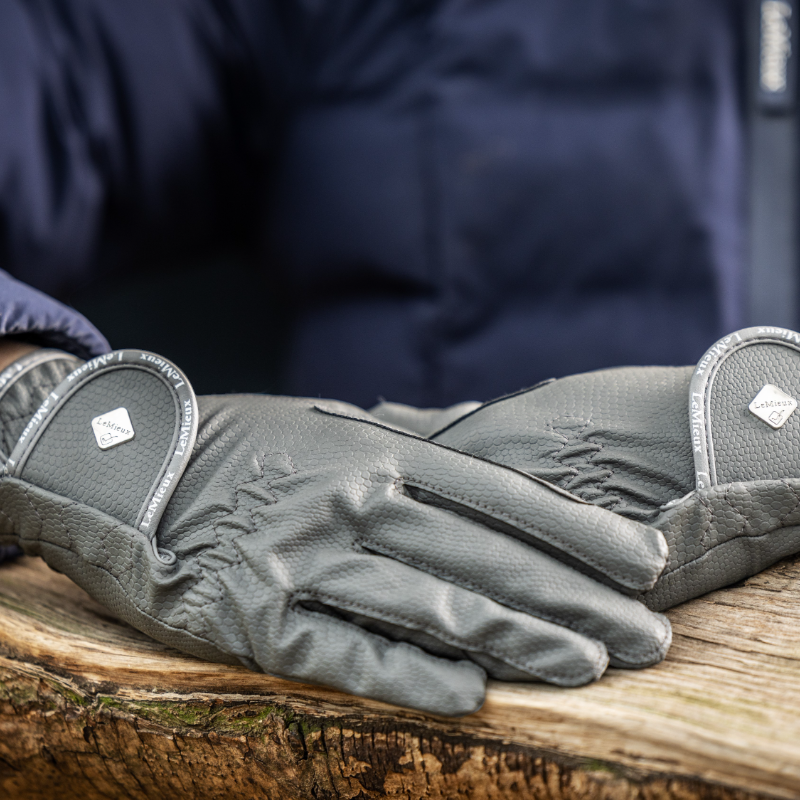 Lemieux - Gants d'équitation Classic gris | - Ohlala