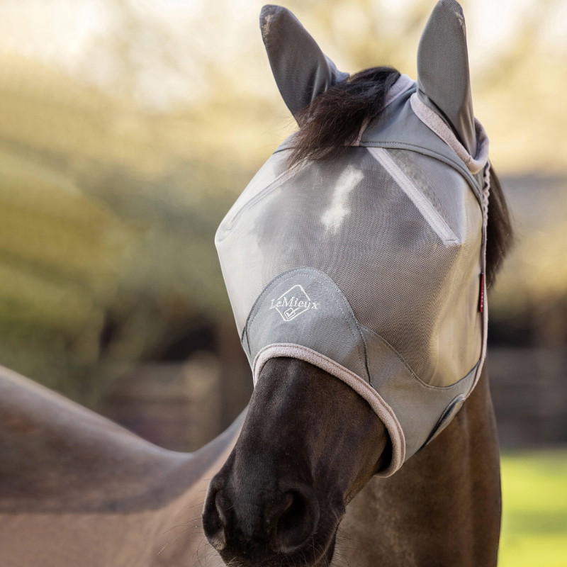 Lemieux - Masque anti-mouches ArmourShield Pro Half gris