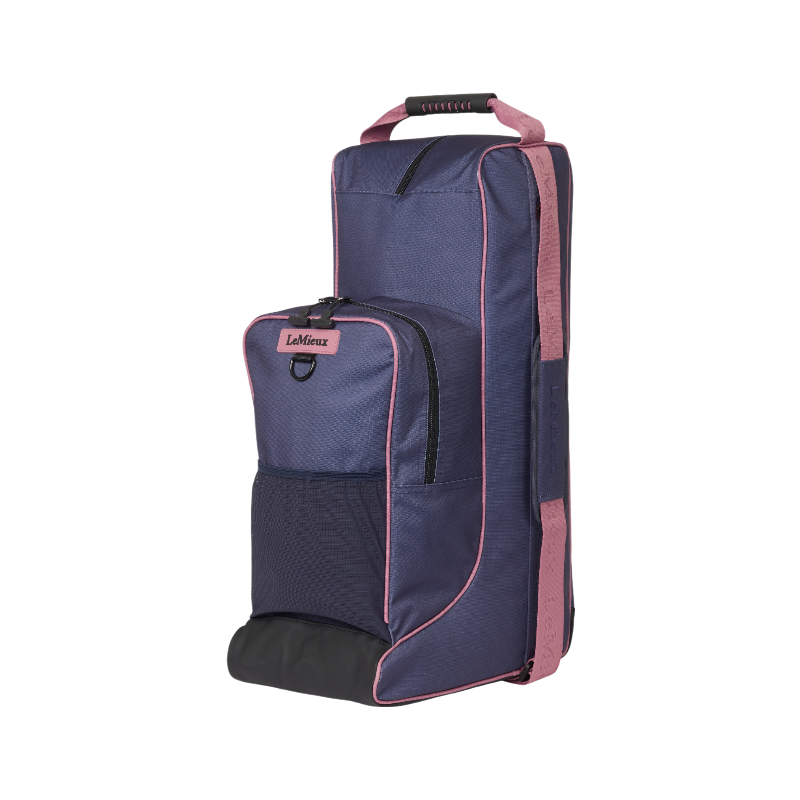 Lemieux - Helmet bag and dusk blue boots 