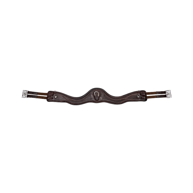 Lemieux - Sangle longue anatomique Gel-Tek marron