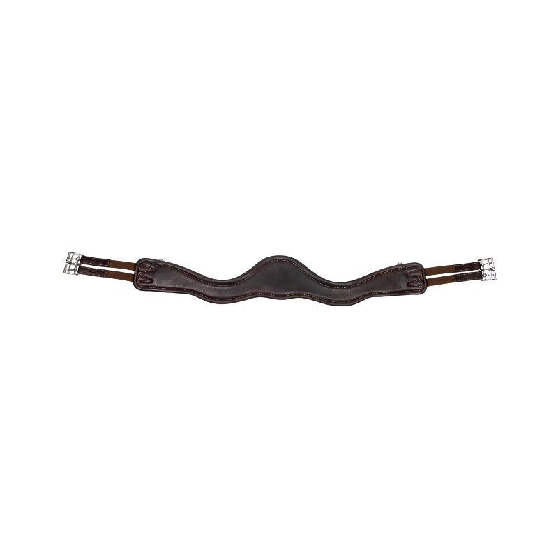 Lemieux - Sangle longue anatomique Gel-Tek marron