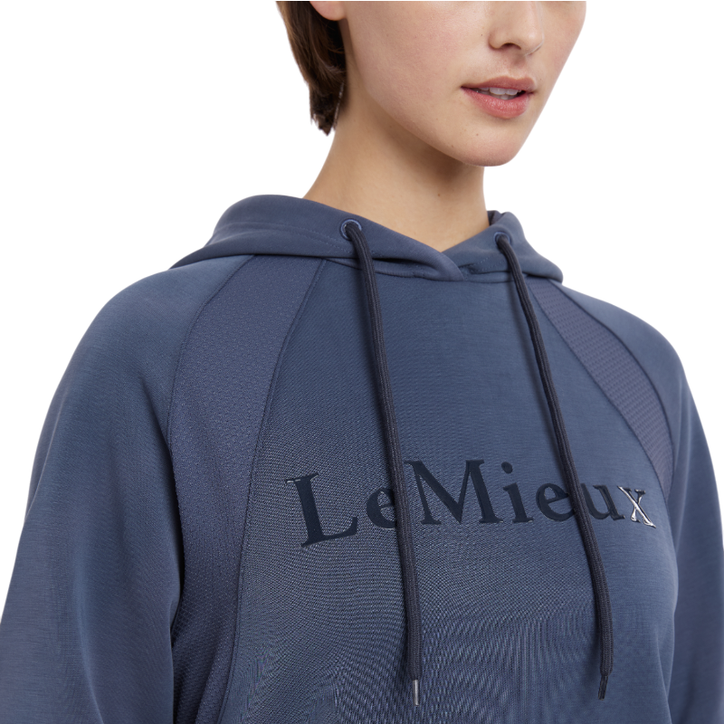 Lemieux - Long sleeve hoodie for women Nadine dusk blue 