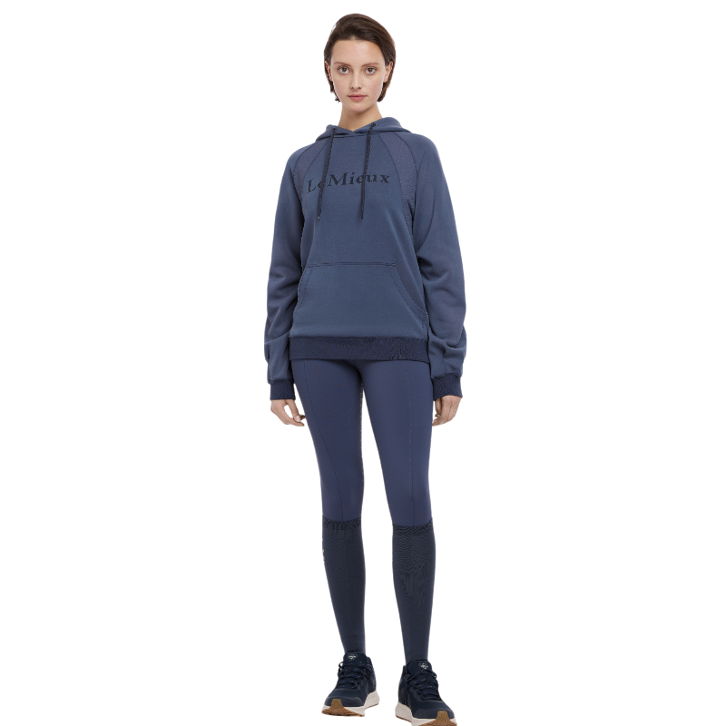 Lemieux - Long sleeve hoodie for women Nadine dusk blue 