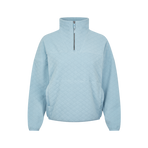 Lemieux - Damen Langarm-Sweatshirt Dana Quarter Zip Glacier | - Ohlala