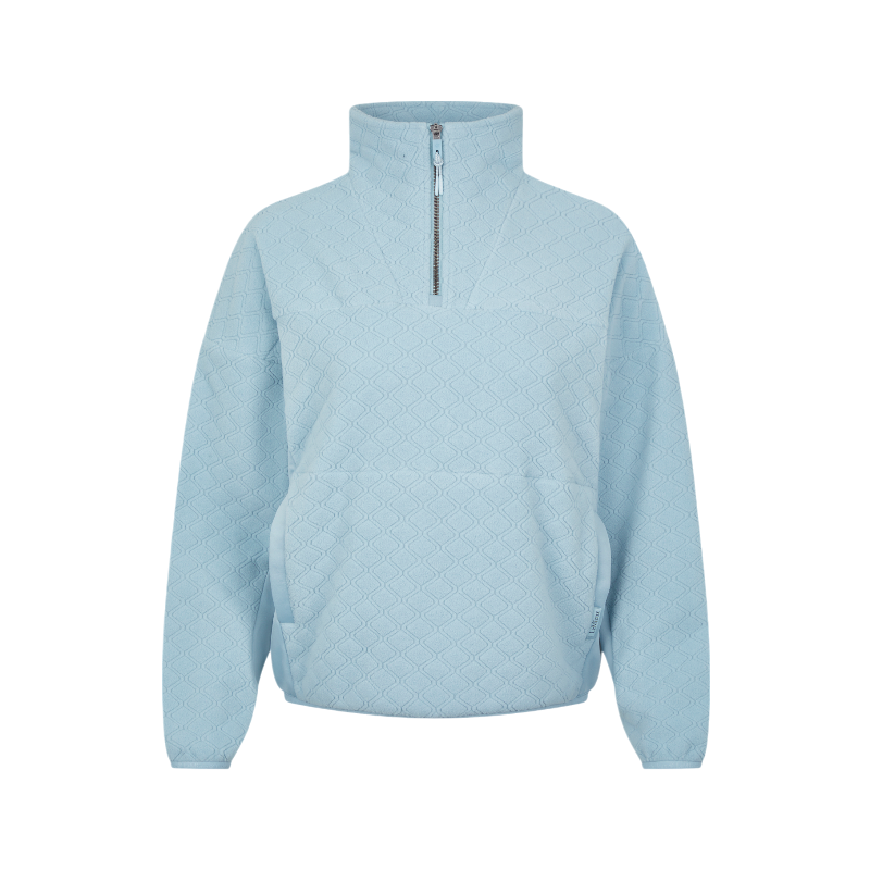 Lemieux - Sweat manches longues femme Dana quarter zip glacier