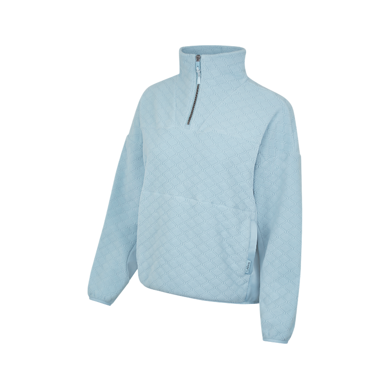 Lemieux - Sweat manches longues femme Dana quarter zip glacier